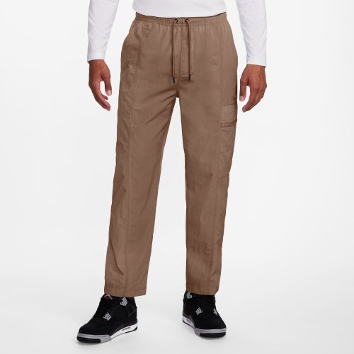 

Jordan Mens Jordan Essential Woven Pants - Mens Brown/White Size XL