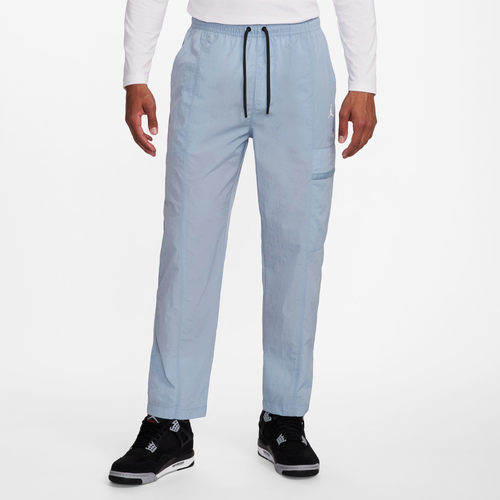 

Jordan Mens Jordan Essential Woven Pants - Mens White/Blue Grey Size XS