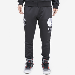 Men's - Pro Standard Nets Track Pants - Black/Black