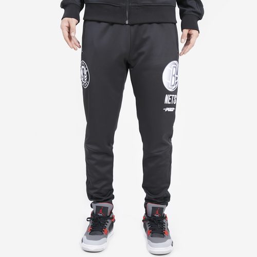 

Pro Standard Mens Pro Standard Nets Track Pants - Mens Black/Black Size XXL