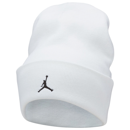 

Jordan Mens Jordan Peak Beanie - Mens White/Black Size One Size