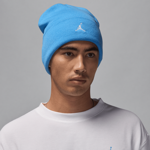 

Jordan Mens Jordan Peak Beanie - Mens Blue/White Size One Size