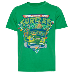 Boys' Grade School - Ninja Turtles TMNT Moto Surfing CultureT-Shirt - Kelley/Kelley