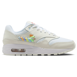 Boys' Grade School - Nike Air Max 1 SE - White/Metallic