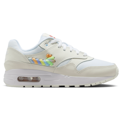 

Boys Nike Nike Air Max 1 SE - Boys' Grade School Shoe White/Metallic Size 02.5