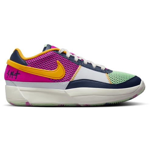 Shop Nike Boys   Ja 1 Se In Navy/purple/gold