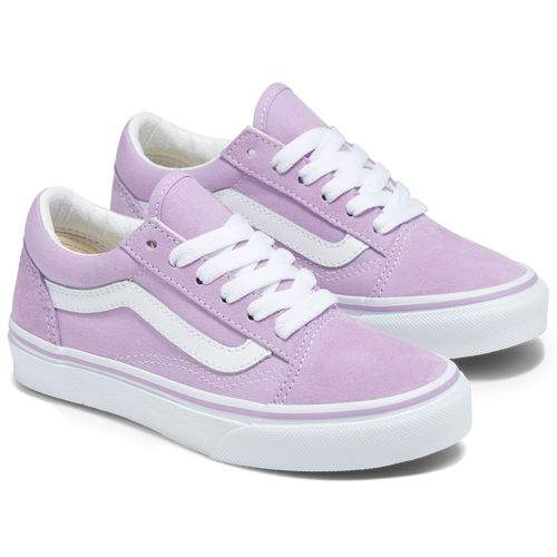 

Vans Girls Vans Old Skool - Girls' Preschool Shoes White/Lupine Size 12.0