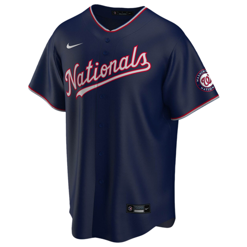 

Nike Mens Washington Nationals Nike Nationals Replica Team Jersey - Mens Navy/Navy Size S