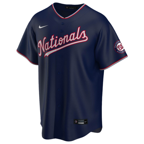

Nike Mens Washington Nationals Nike Nationals Replica Team Jersey - Mens Navy/Navy Size M