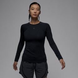 Women's - Jordan SPT DBL THRT Top - Black/Off Noir