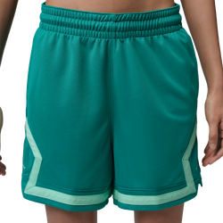 Women's - Jordan Sport Diamond Shorts 4" - Neptune Green/Green Glow/Neptune Green