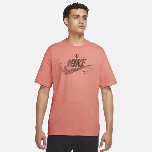 Nike Mens Sportswear Sust Graphic T-shirt In Light Madder Root | ModeSens