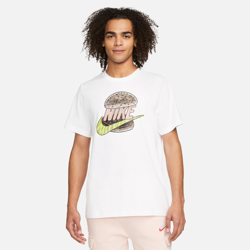 

Nike Sportswear Mens Nike Sportswear Sole Food Graphic T-Shirt - Mens White/Black Size L