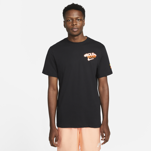 

Nike Mens Nike NSW S.O. PK 2 Graphic T-Shirt - Mens Black/Yellow Size S