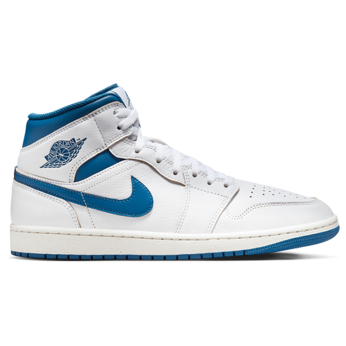 

Jordan Mens Jordan AJ 1 Mid SE - Mens Basketball Shoes White/Blue Size 09.5