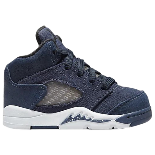 

Jordan Boys Jordan 5 Retro SE - Boys' Toddler Basketball Shoes Midnight Navy/Black/Grey Size 6.0