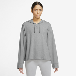 Women's - Nike NY Dri-FIT Fleece Hoodie Plus - Grey