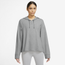 Nike NY Dri-FIT Fleece Hoodie Plus - Women's Grey