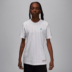 Men's - Jordan Flight MVP Printed Short Sleeve Crew - White/Dark Powder Blue