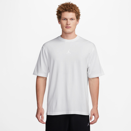 

Jordan Mens Jordan Flight Essential Washed 85 Short Sleeve Crew - Mens White/White Size 3XL