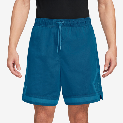 

Jordan Mens Jordan Essential Statement Washed Diamond Shorts - Mens Blue/Blue Size XL