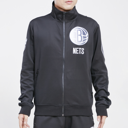Men's - Pro Standard Nets Track Top - Black/Black