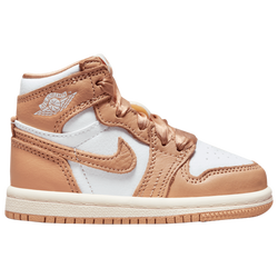 Girls' Toddler - Jordan Retro 1 High Og V2 - Praline/White/Sail