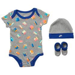 Boys' Infant - Nike 3 Piece Box Set - Gray/Blue/Orange