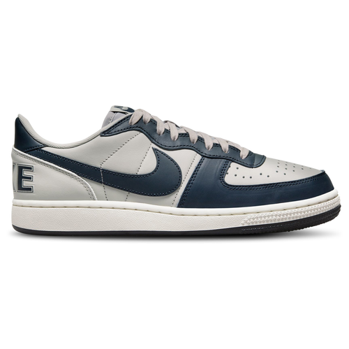 

Nike Mens Nike Terminator Low - Mens Basketball Shoes Grey/Navy Size 09.0