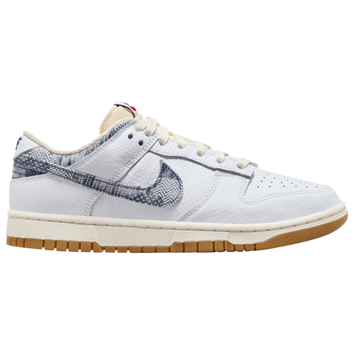 Nike Mens  Dunk Low In White/blue/red