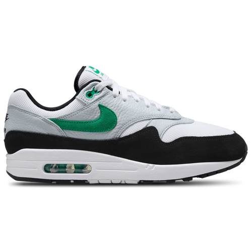 

Nike Mens Nike Air Max 1 ESS - Mens Running Shoes Black/White/Green Size 10.5