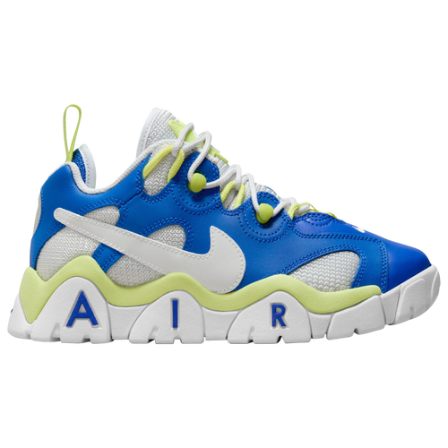 Shop Nike Boys   Air Barrage Low In Royal/white/lemon Twist