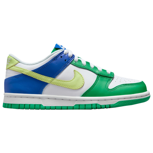 

Boys Nike Nike Dunk Low ESS - Boys' Grade School Basketball Shoe Light Lemon Twist/Stadium Green/White Size 05.0