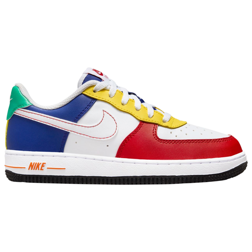 Shop Nike Boys  Force 1 Low Lv8 In University Red/white/deep Royal Blue