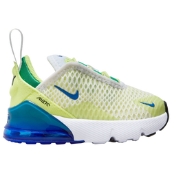 Boys' Toddler - Nike Air Max 270 ESS - Light Lemon/Royal/White