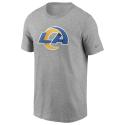 Men's - Nike Rams Fan Gear Primary Logo  T-Shirt - Heather Gray