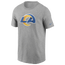Nike Rams Fan Gear Primary Logo T-Shirt - Men's Heather Gray