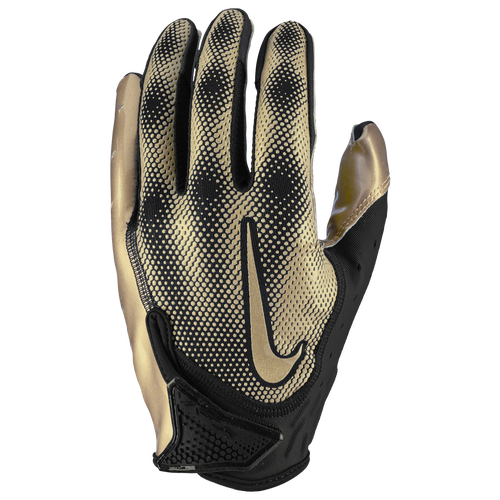 

Nike Mens Nike Vapor Jet 7.0 Receiver Gloves - Mens Black/Metallic Gold/Metallic Gold Size XXL