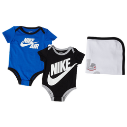Boys' Infant - Nike Milestone Blanket Set - White/White