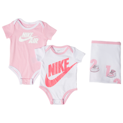 Girls' Infant - Nike Milestone Blanket Set - Pink/Pink
