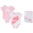 Nike Milestone Blanket Set - Girls' Infant Pink/Pink