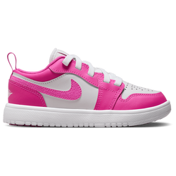 Girls' Preschool - Jordan Air Jordan 1 Low Alt Fund - Pink/Grey/White