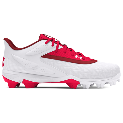 

Under Armour Mens Under Armour Leadoff Low RM 3.0 - Mens Baseball Shoes White/Red/Red Size 09.0