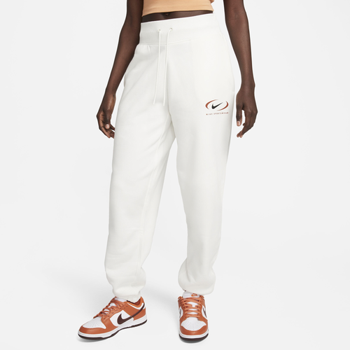

Nike Womens Nike NSW Phoenix Fleece Print Pants - Womens Sail Size L