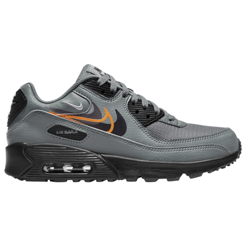 Nike Kids' Boys  Air Max 90 Nn In Smoke Grey/black/brt Mandarin