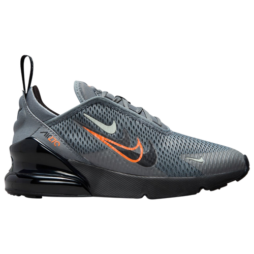 

Nike Boys Nike Air Max 270 - Boys' Preschool Shoes Grey/Black/Orange Size 03.0