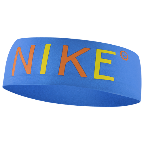 

Nike Nike Fury Printed Headband - Adult Light Photo Blue/Yellow Strike/Orange Trance Size One Size