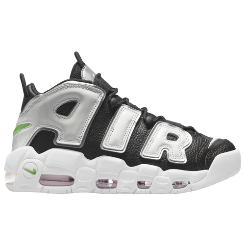 

Nike Womens Nike Air More Uptempo - Womens Basketball Shoes White/Black/Green Size 6.5