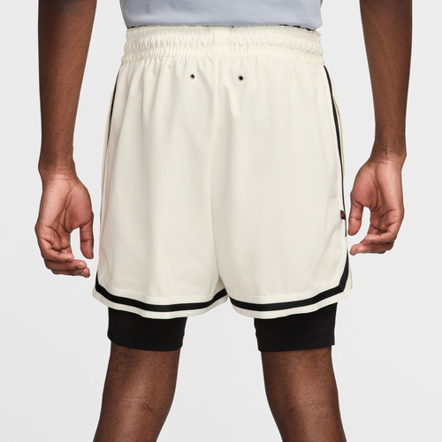 Nike Men s KD DNA 2 in 1 4 Basketball Shorts in Off White Sail Size Large Polyester Spandex