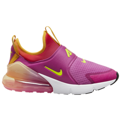 Girls' Grade School - Nike Air Max 270 Extreme - Active Fuchsia/Volt/University Gold